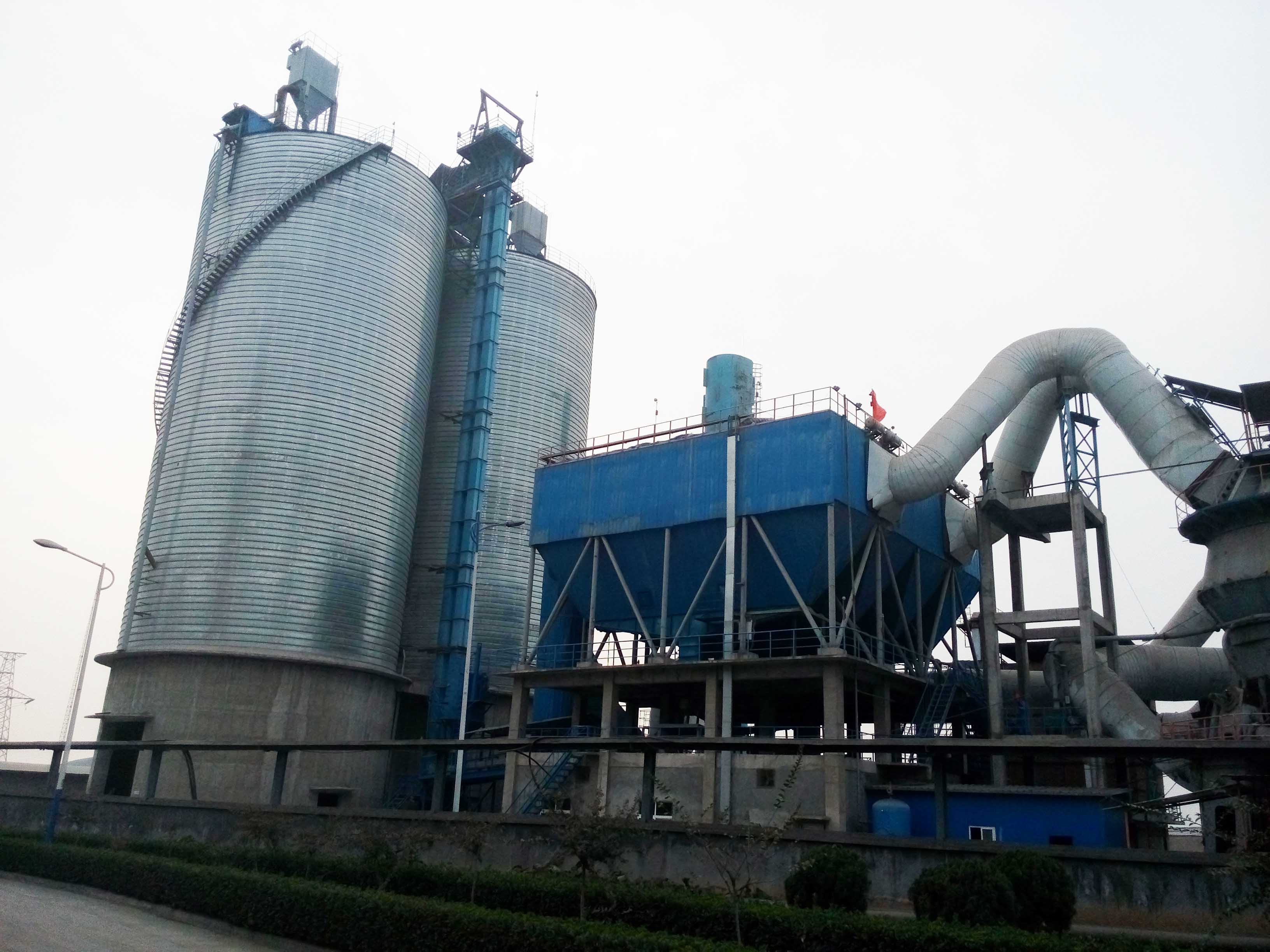 galvanized steel silo for 5000 bulk cement storage steel silo China