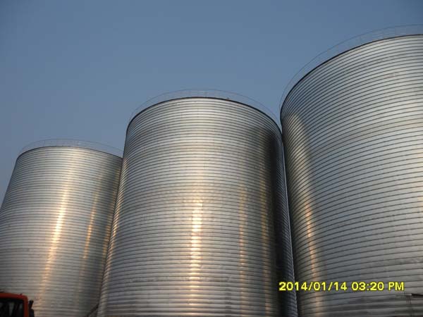 7500 Ton Corn Maize Storage Spiral Steel Silo